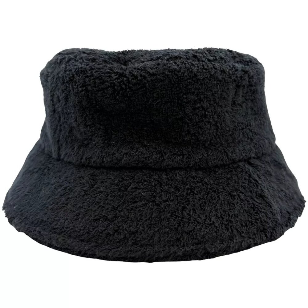 Authentic CHANEL CC Bucket Hat Size:S Black Cotton #36636126 - Picture 8 of 10
